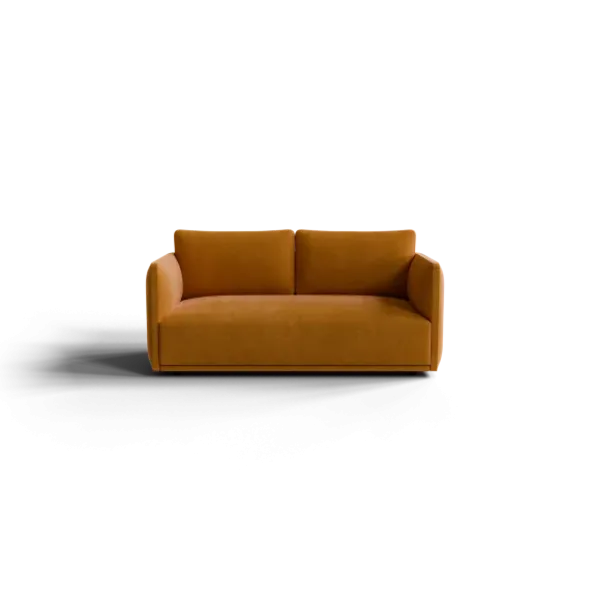 2-Sitzer Sofa -LUA- Farbe New Wheat - Stoff: kvadrat Moss
