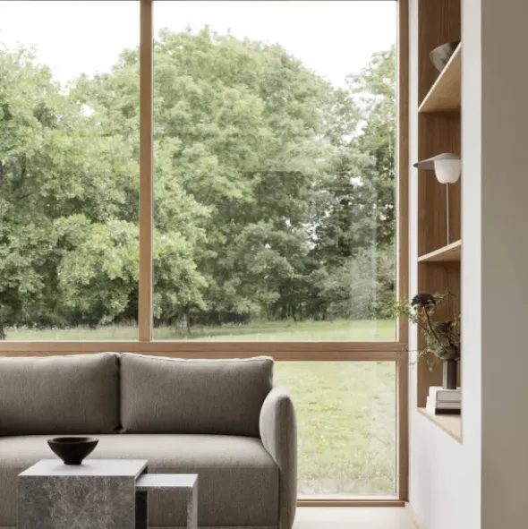 2-Sitzer Sofa -LUA- Farbe Nomad - Stoff: Boucla