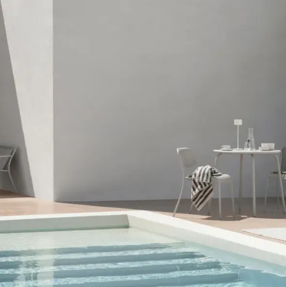 Stuhl -YUA- Farbe Silk Gray