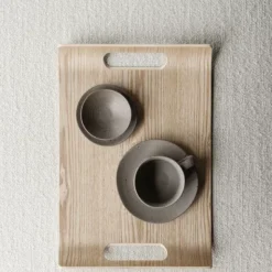 Tablett -WILO- Farbe Oak - Größe 25 cm x 36 cm, Material: Hartholz