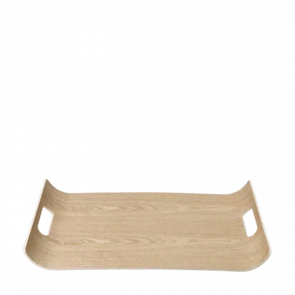Tablett -WILO- Farbe Oak - Größe 31 cm x 44 cm, Material: Hartholz