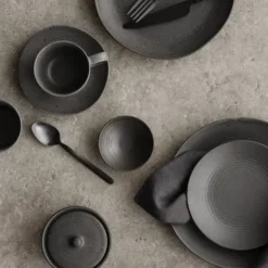 Teelöffel -STELLA- Farbe Black