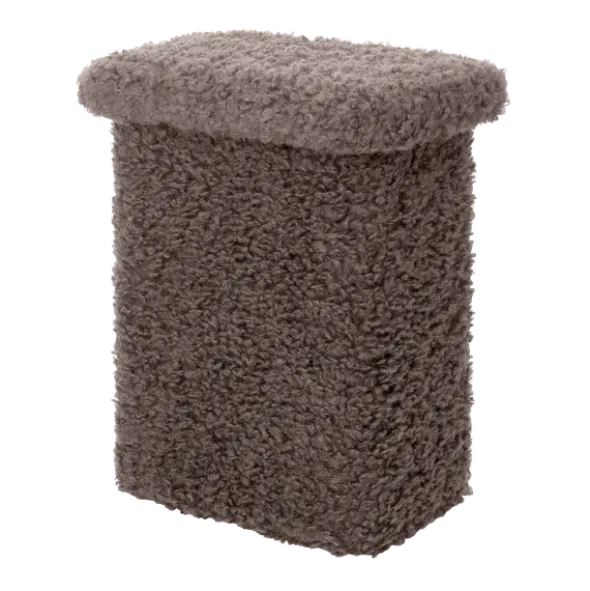 T-Hocker -TEDDY- Farbe Espresso