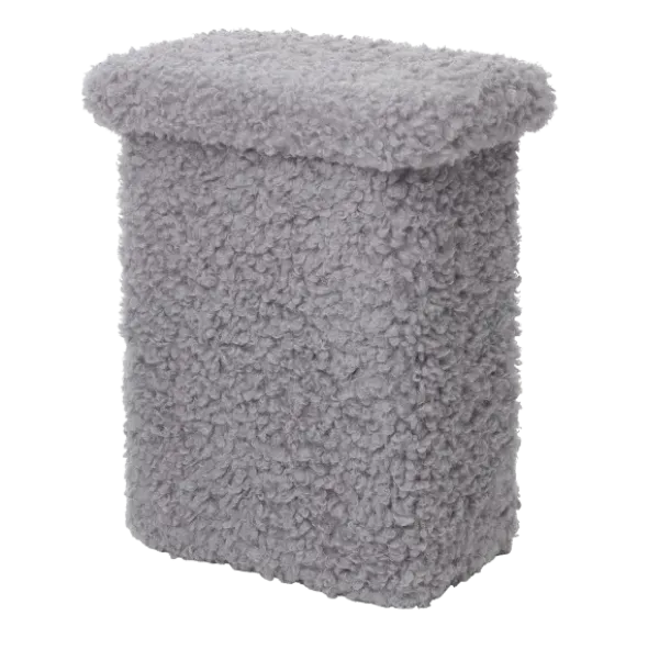 T-Hocker -TEDDY- Farbe Sharkskin
