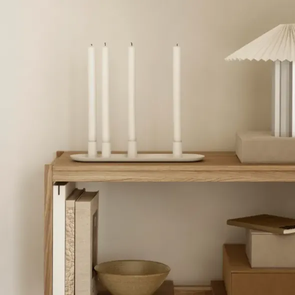 Tischleuchte -TAITE- Farbe Lily White