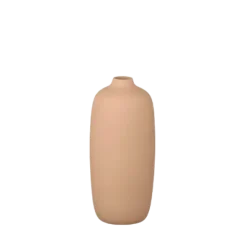 Vase -CEOLA- Farbe Amber Brown Höhe 18 cm
