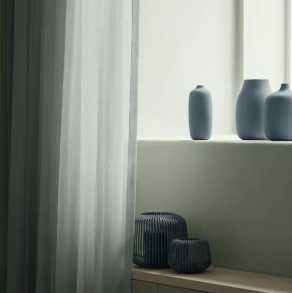 Vase -CEOLA- Farbe Tradewinds Höhe 19 cm