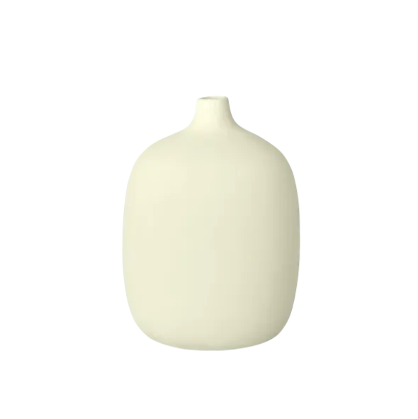 Vase -CEOLA- Farbe Transparent Yellow - Größe 19 cm