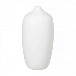 Vase -CEOLA- Farbe White Höhe 25 cm