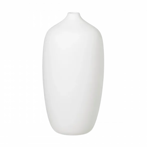 Vase -CEOLA- Farbe White Höhe 25 cm