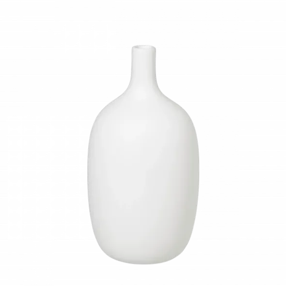 Vase -CEOLA- Farbe White Höhe 21 cm