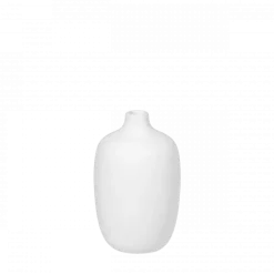 Vase -CEOLA- Farbe White Höhe 13 cm