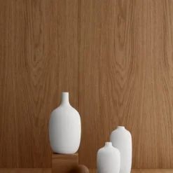 Vase -CEOLA- Farbe White Höhe 13 cm