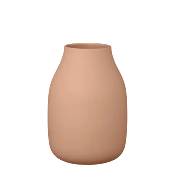 Vase -COLORA- Farbe Amber Brown, soft touch - Größe L