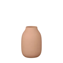 Vase -COLORA- Farbe Amber Brown, soft touch - Größe S
