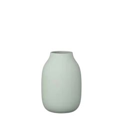 Vase -COLORA- Farbe Desert Sage, soft touch - Größe S