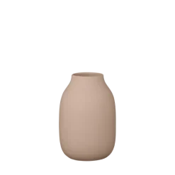 Vase -COLORA- Farbe Indian Tan, soft touch - Größe S