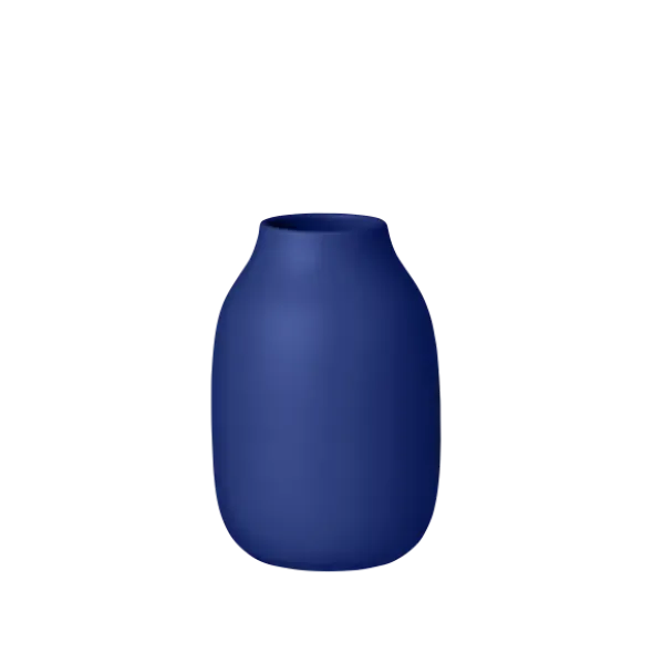 Vase -COLORA- Farbe Mazarine Blue, matt - Größe S