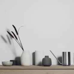 Vase -COLORA- Farbe Moonbeam, soft touch - Größe L