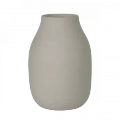 Vase -COLORA- Farbe Mourning Dove, soft touch - Größe S