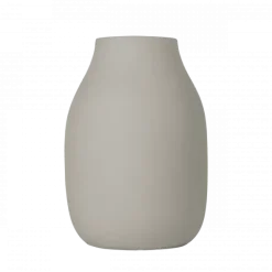 Vase -COLORA- Farbe Mourning Dove, soft touch - Größe S