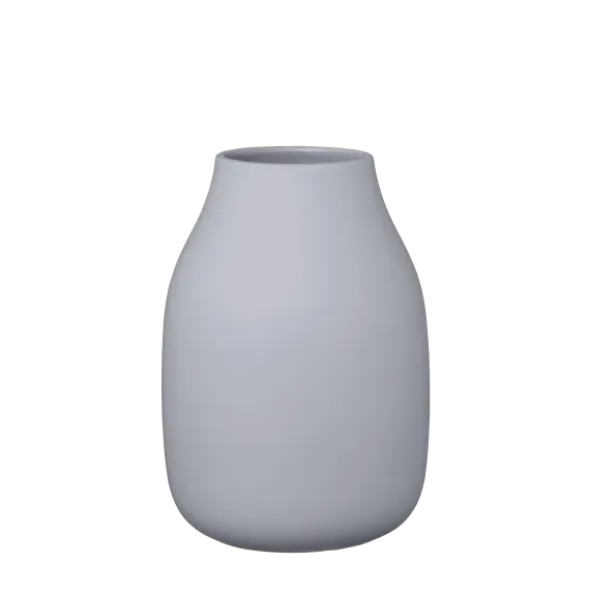 Vase -COLORA- Farbe Tradewinds, soft touch - Größe L