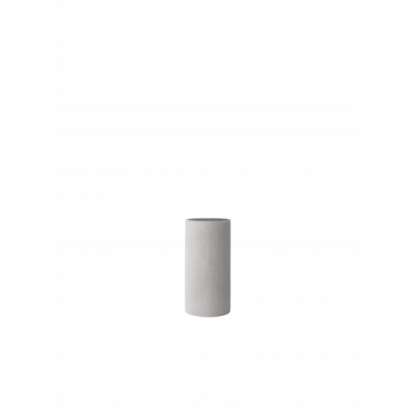 Vase -COLUNA- Hellgrau Höhe 24 cm