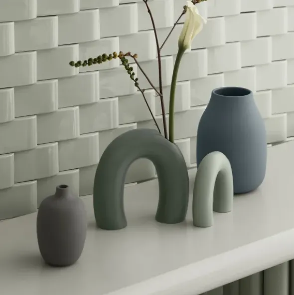 Vase -KAGETSU- Farbe Agave Green - Größe M