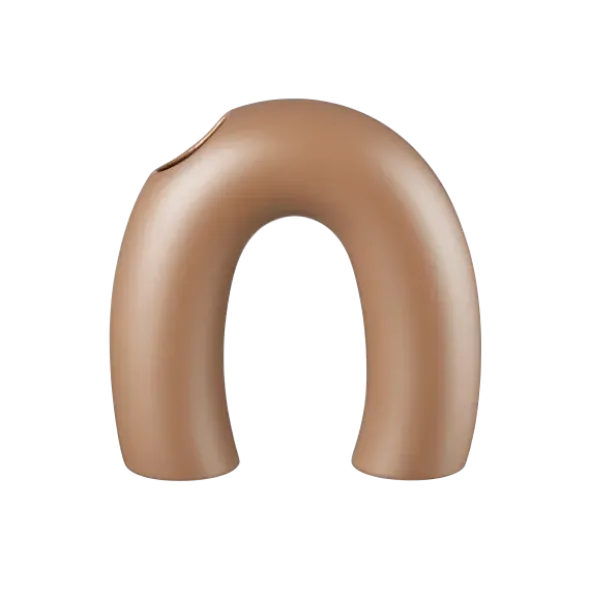 Vase -KAGETSU- Farbe Amber Brown - Größe M