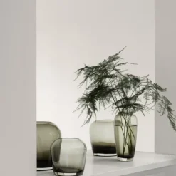Vase -LETA- Coffee - Größe 15 cm