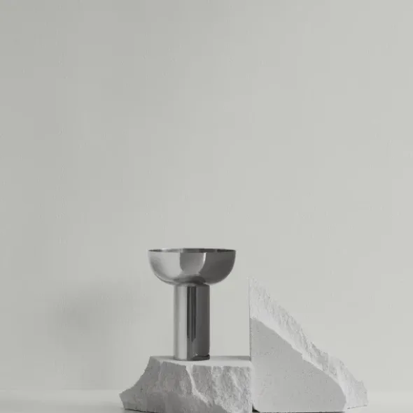 Vase -MIYABI- Farbe Stainless Steel - Größe L