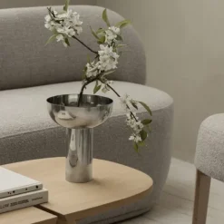 Vase -MIYABI- Farbe Stainless Steel - Größe L