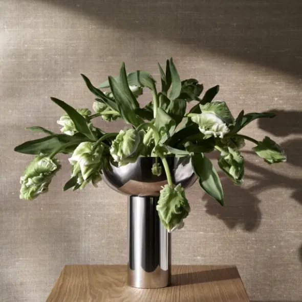 Vase -MIYABI- Farbe Stainless Steel - Größe L