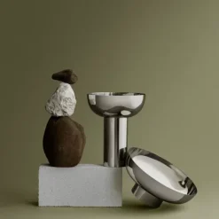 Vase -MIYABI- Farbe Stainless Steel - Größe L