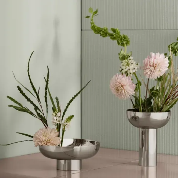 Vase -MIYABI- Farbe Stainless Steel - Größe M