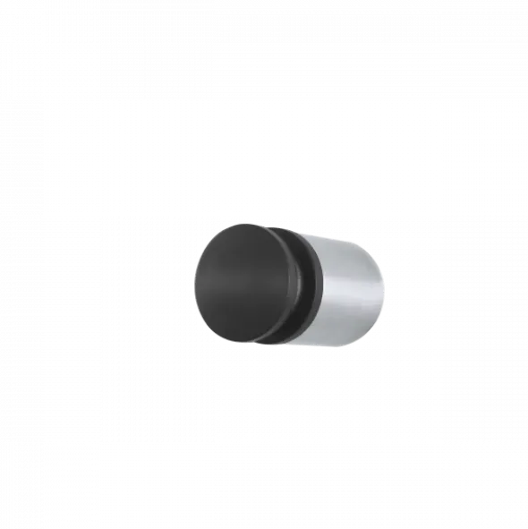 Wandtürstopper -ENTRA- Edelstahl matt Ø 2,5 cm, Länge 4 cm