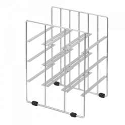 Weinflaschenregal -PILARE- Chrome für 9 Flaschen Größe S