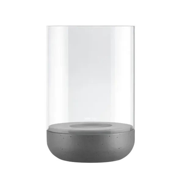 Windlicht -CALMA- Farbe Magnet - Größe L (exkl. Kerze)