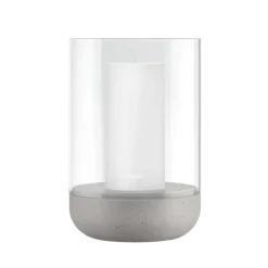 Windlicht -CALMA- Farbe Satellite - Größe L (exkl. Kerze)