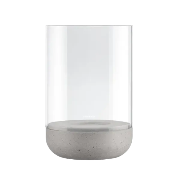 Windlicht -CALMA- Farbe Satellite - Größe L (exkl. Kerze)