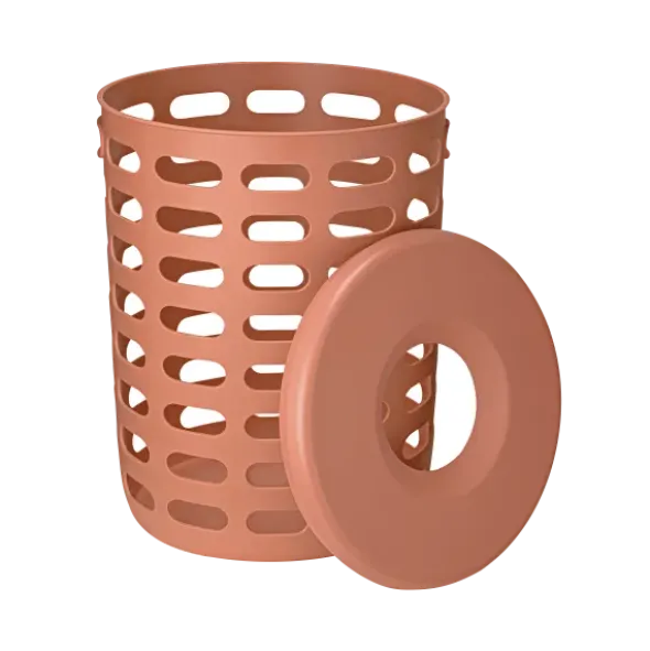 Wäschesammler -KORIE- Farbe Amber Brown