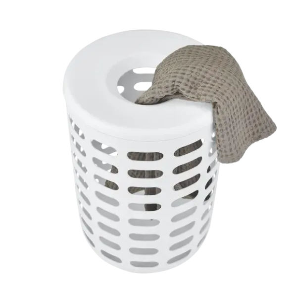 Wäschesammler -KORIE- Farbe White